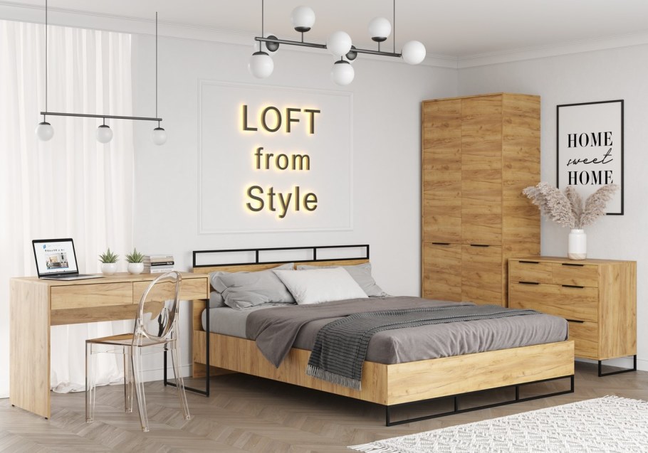 Лофт кровать МК стиль
