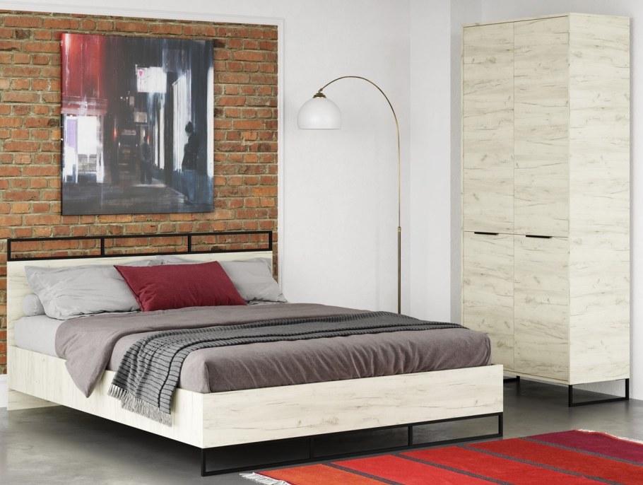 Кровать лофт крафт