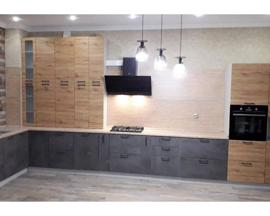 Кухни лофт бетон темный /светлый ДСВ