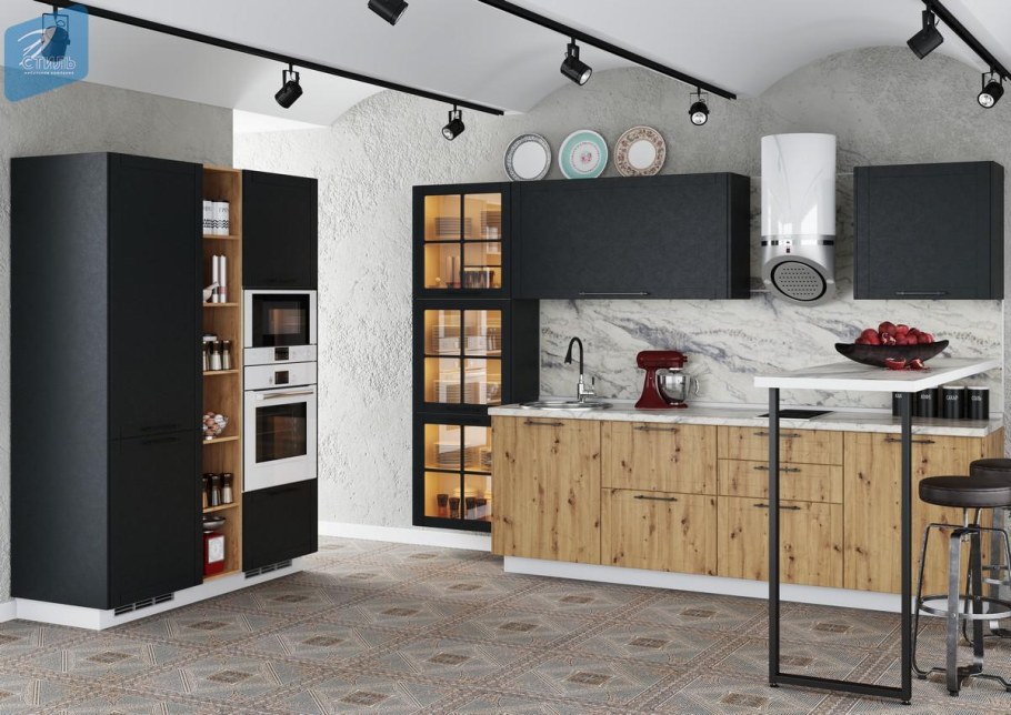 Модульная кухня лофт (Санвут)