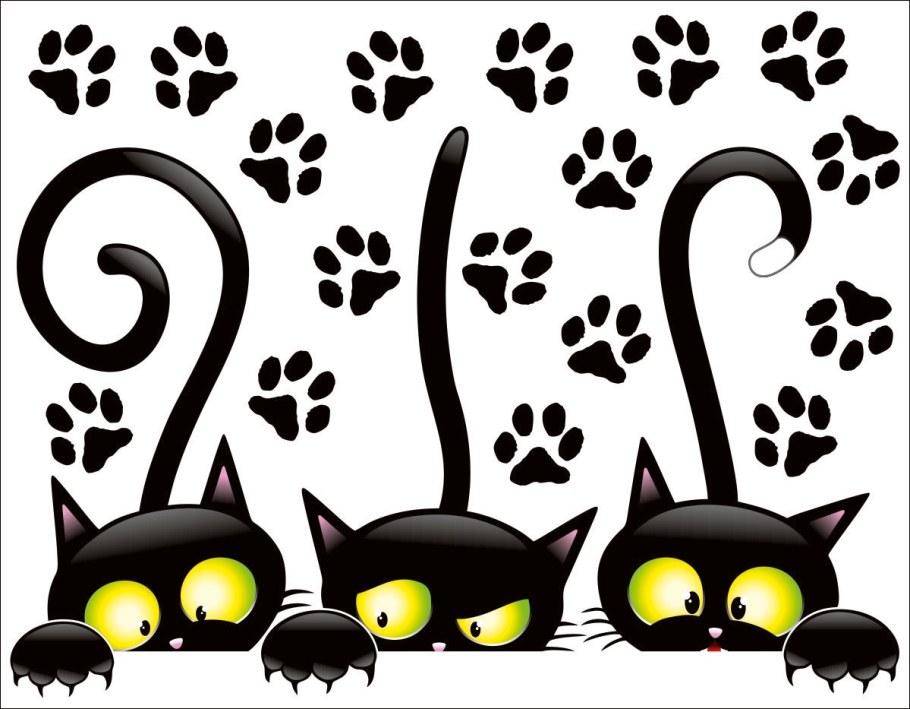 Наклейка - кошки