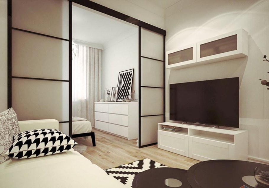 Гостиная спальня интерьер