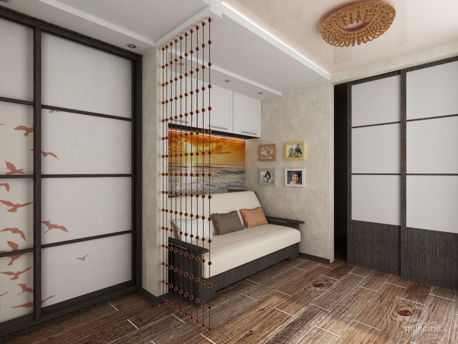 Шкаф купе в однокомнатной квартире