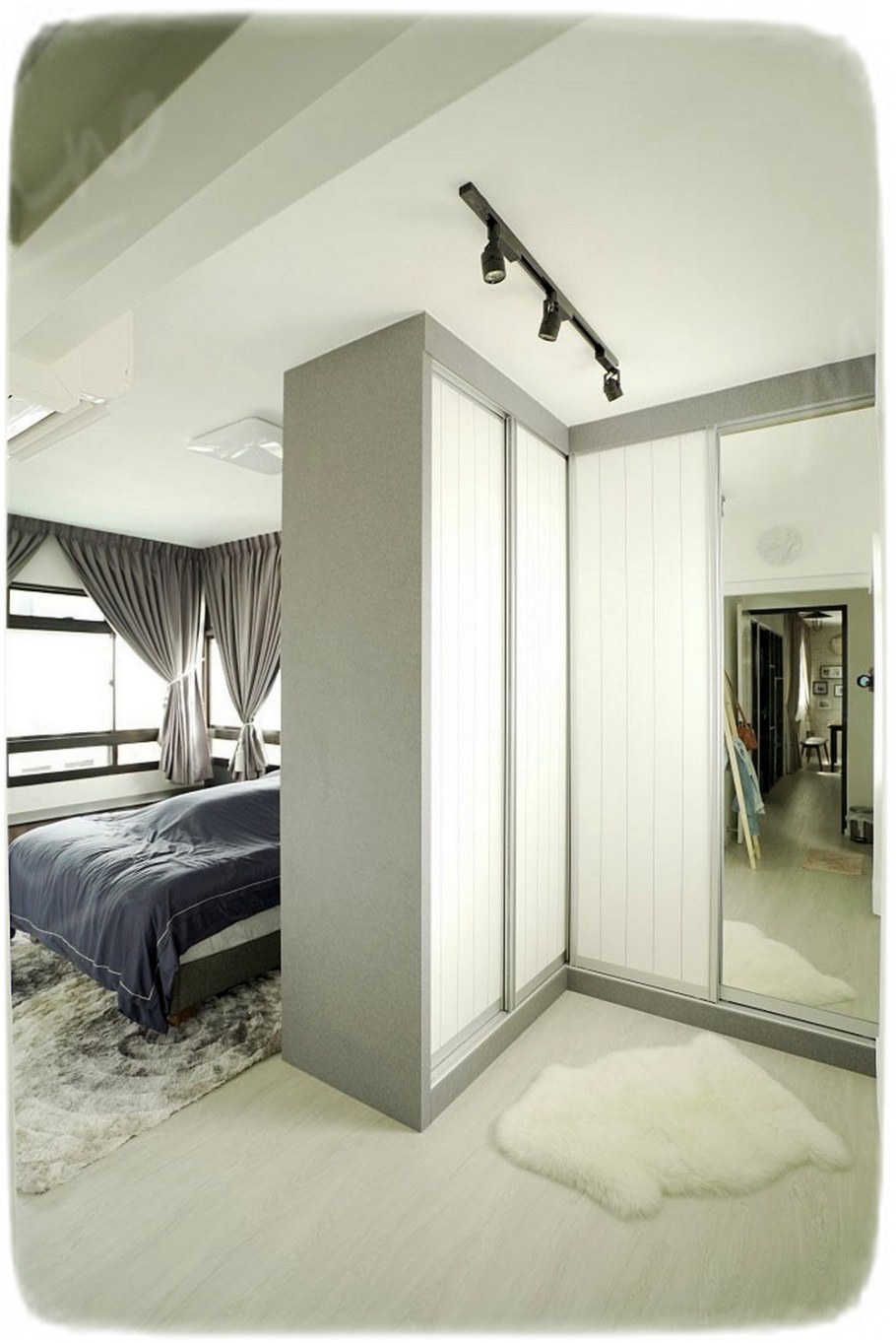 Спальня с гардеробной комнатой