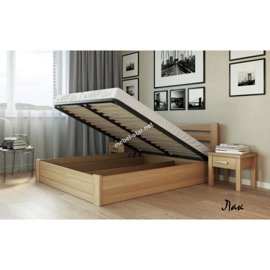 Кровать BP массива 120х200 с подъемным механизмом