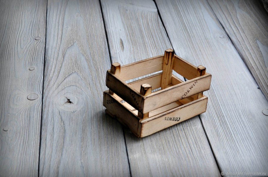 Деревянный короб для хранения