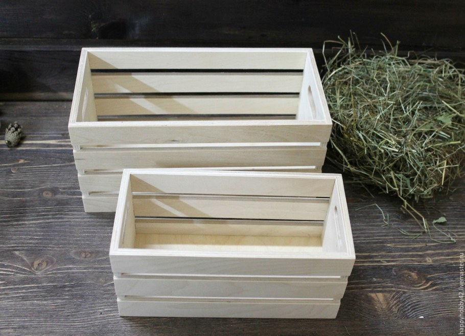 Деревянный ящик из поддонов