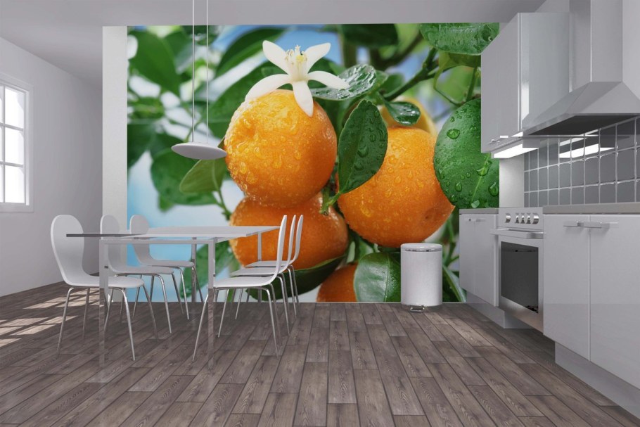 Фотообои фрукты на кухню на стену
