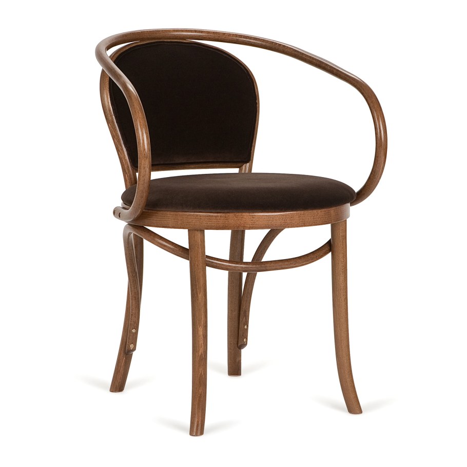 Венские стулья с подлокотником с кожей купить