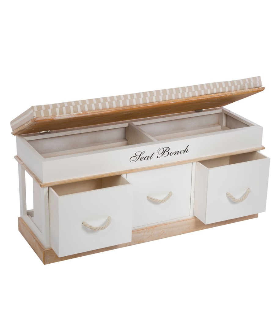 Скамья ecodesign с тремя ящиками