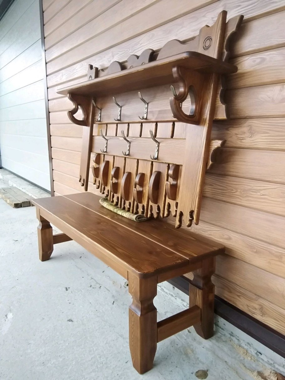 Деревянные лавки для бани