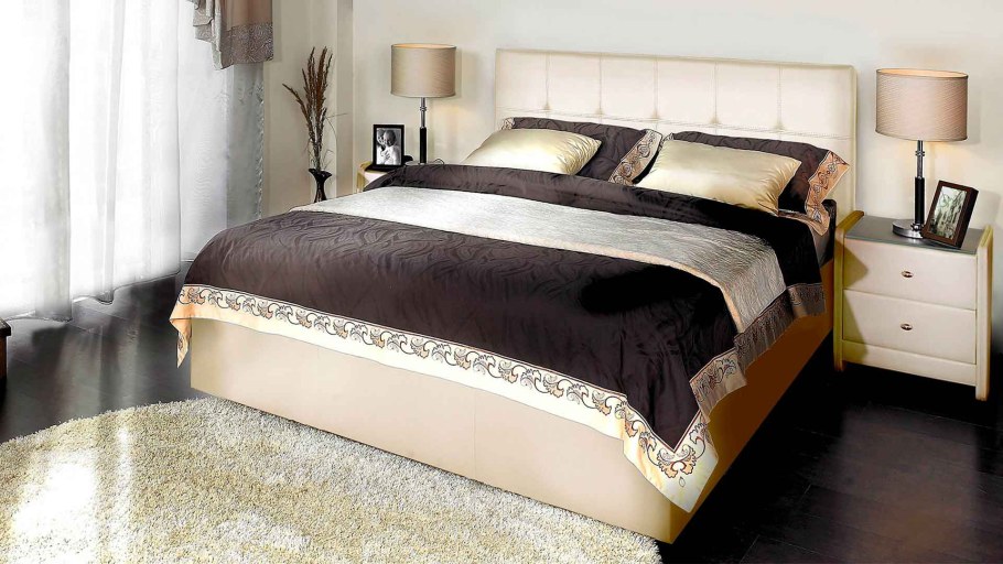 Кровать Аскона Greta 200*160 к/з Экотекс Venge