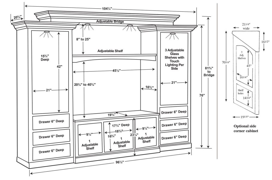Классическая мебель чертежи