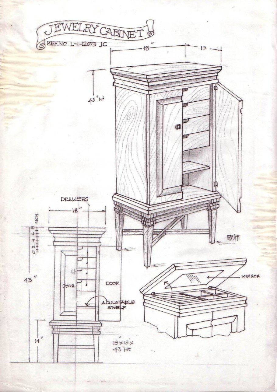 Чертежи мебели из дерева Sketchup