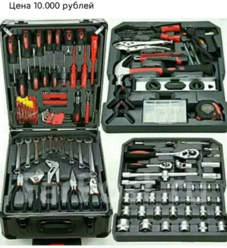 Набор инструментов в чемодане 188 предметов KRAFTTECHNIK KT-11188rsbgs