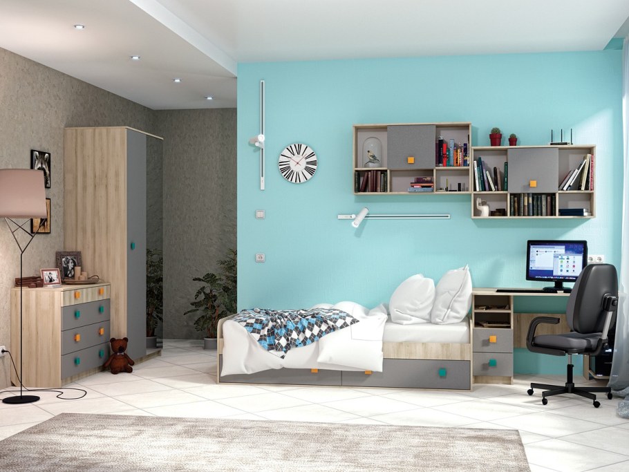 Доминика 455 Моби шкаф навесной