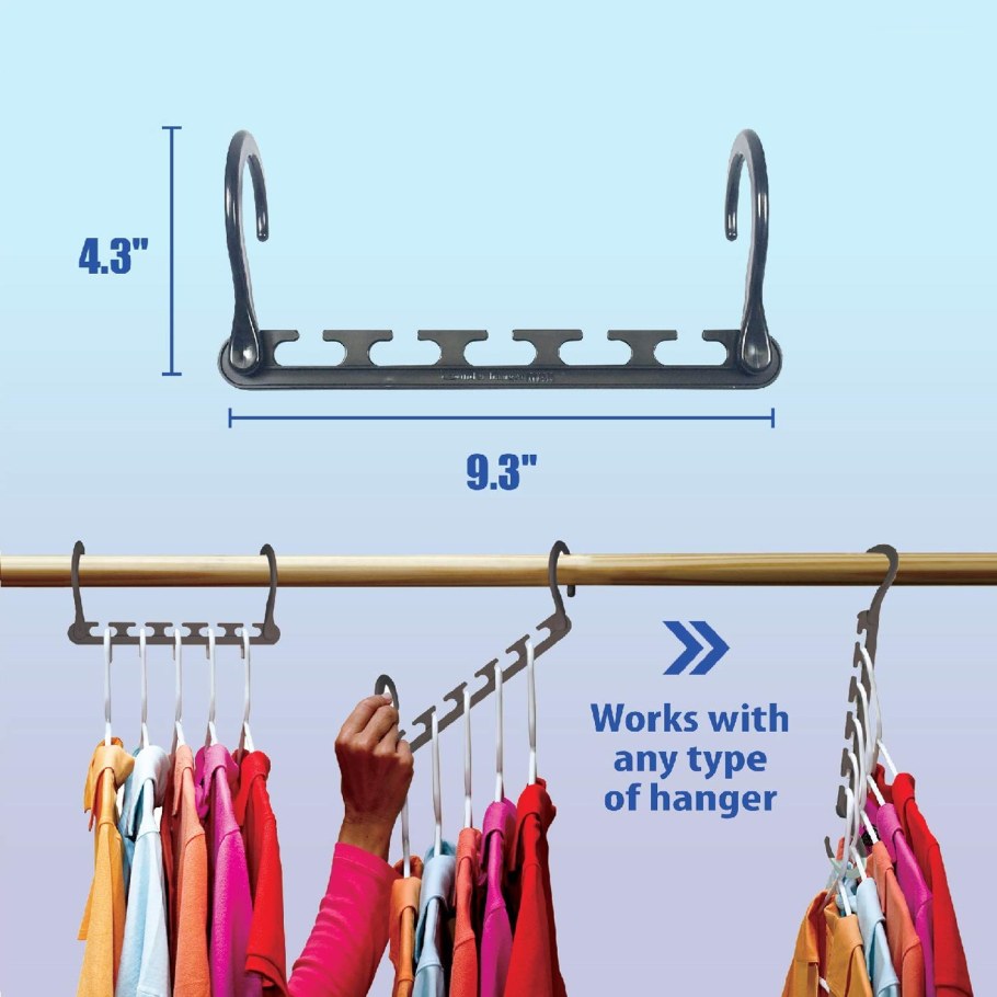 Вешалка тройная для одежды