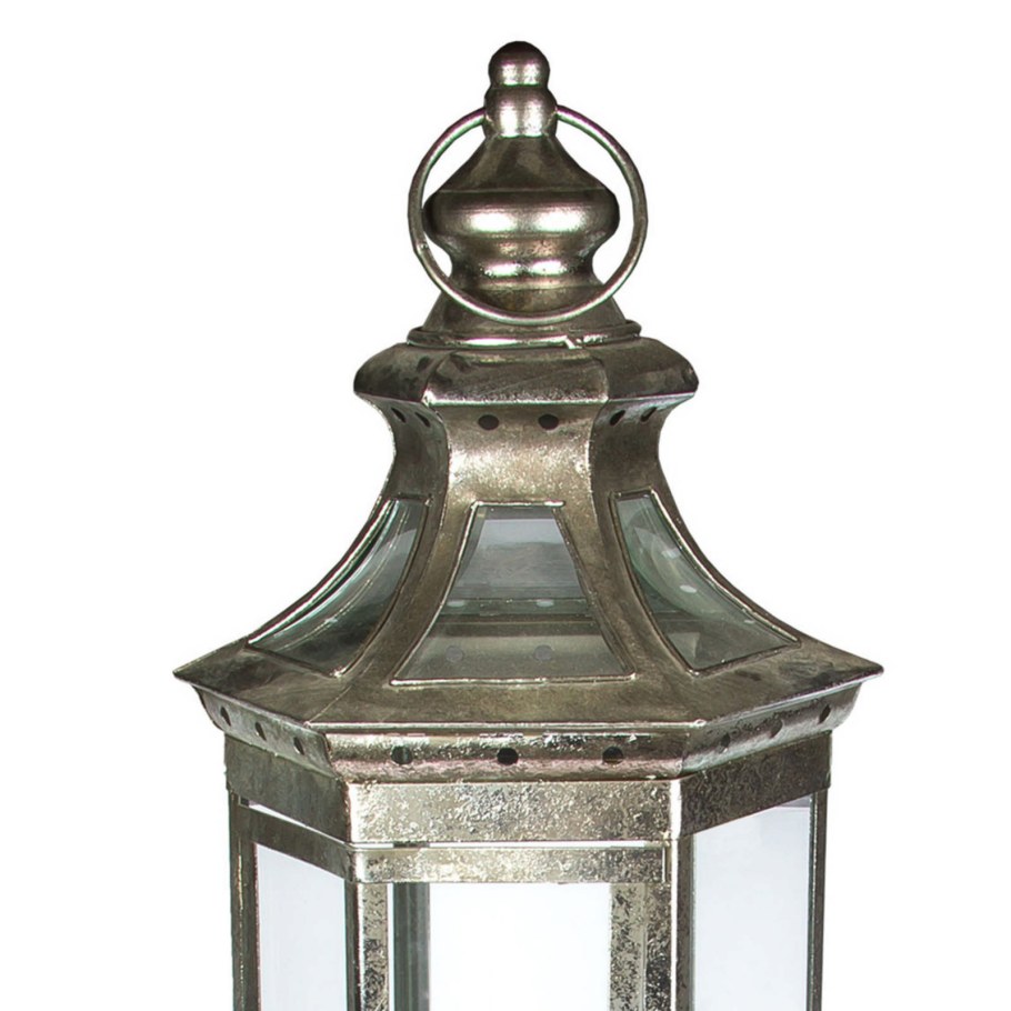 Lifestyle 106640 фонарь-подсвечник, Eugene, серебряный, 29*25*90