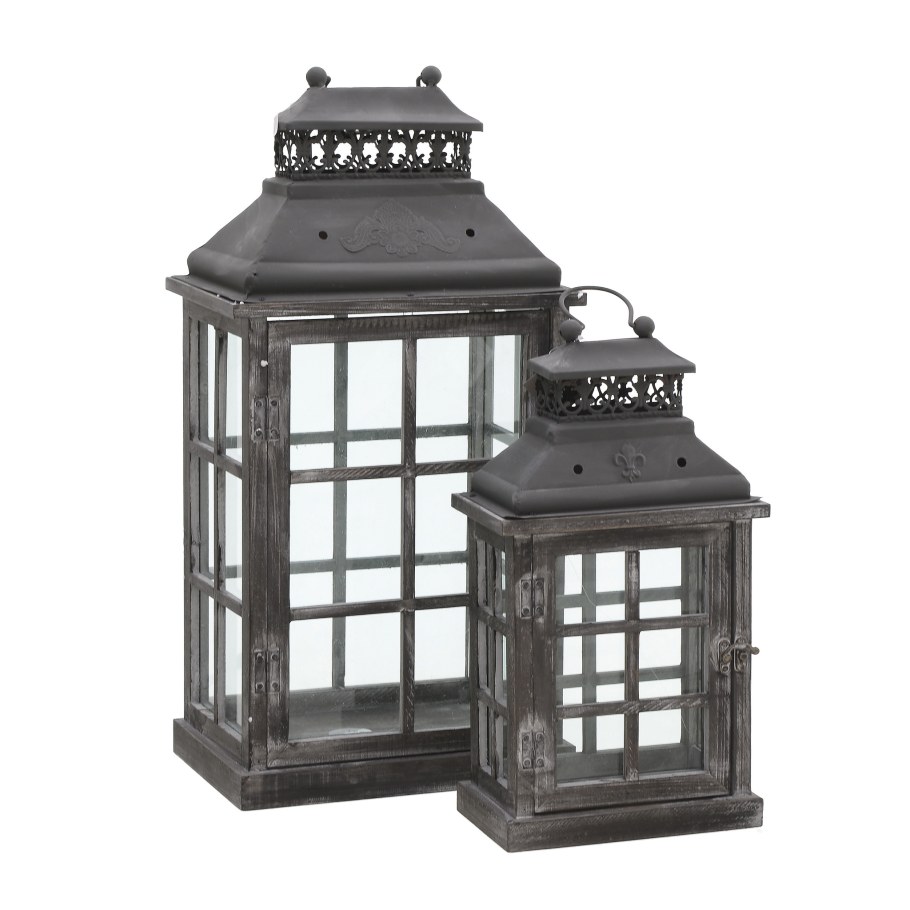 Фонарь подсвечник металлический Стефани