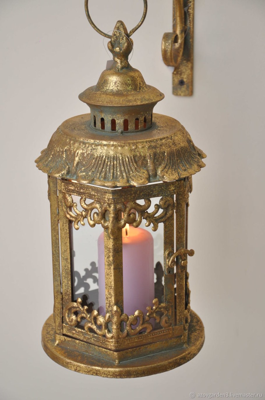 "Подсвечник-фонарь ""Родос"", большой арт.05369 01.1.1.4"
