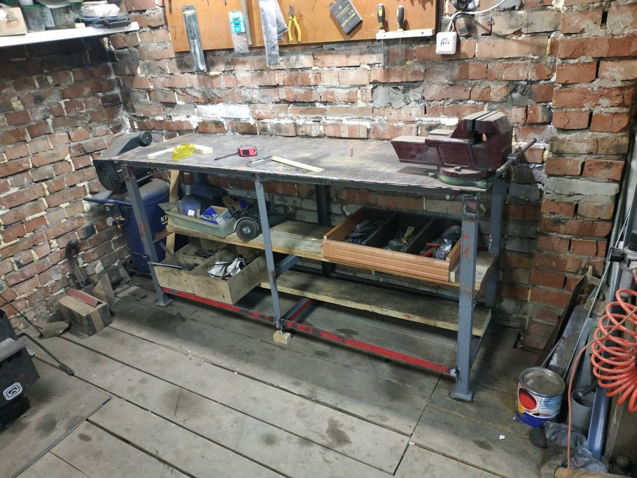Верстак слесарный самодельный
