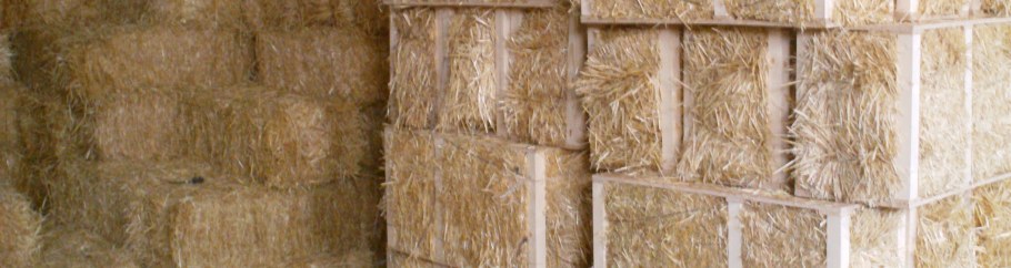 Соломенные блоки для строительства