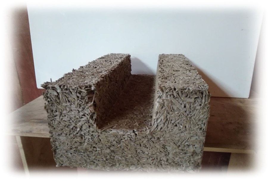 Арболитовый армоблок