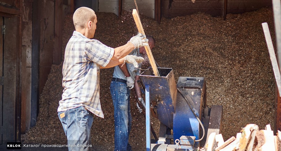 Дробилка из горбыля в щепу