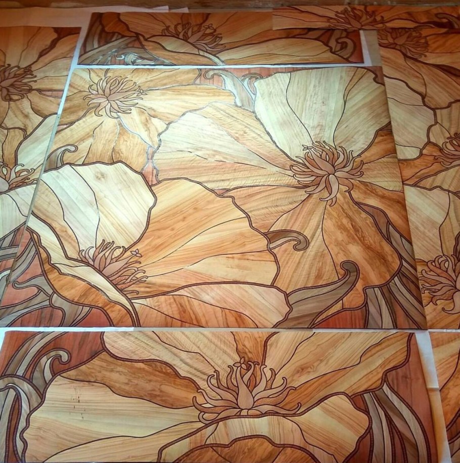 Фасады шпон Маркетри