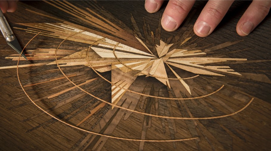 Инкрустация (интарсия, Маркетри и мозаика)