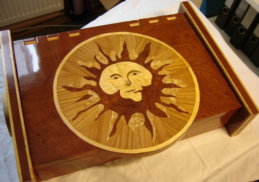 Маркетри коробка венецианской