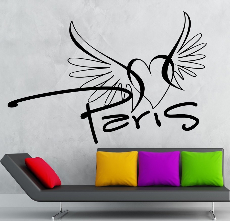 Наклейка на стену Франция
