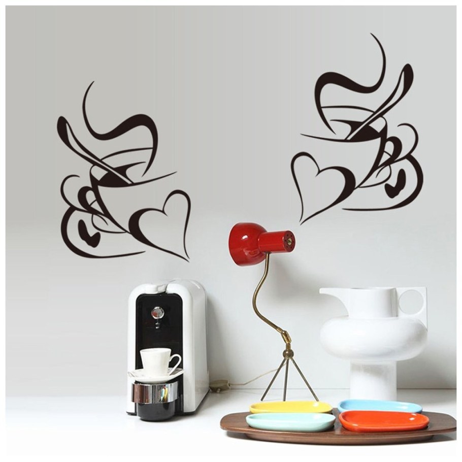 Интерьерные наклейки на стену в кухню