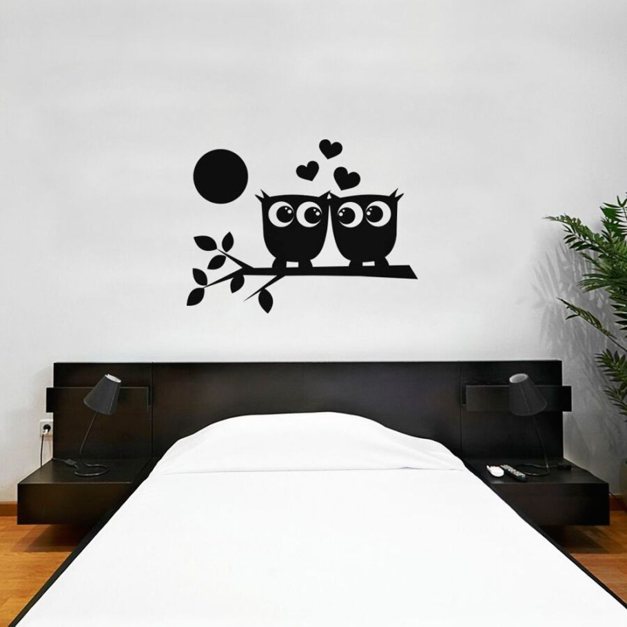 Интерьерные наклейки для розетки. Воробушки