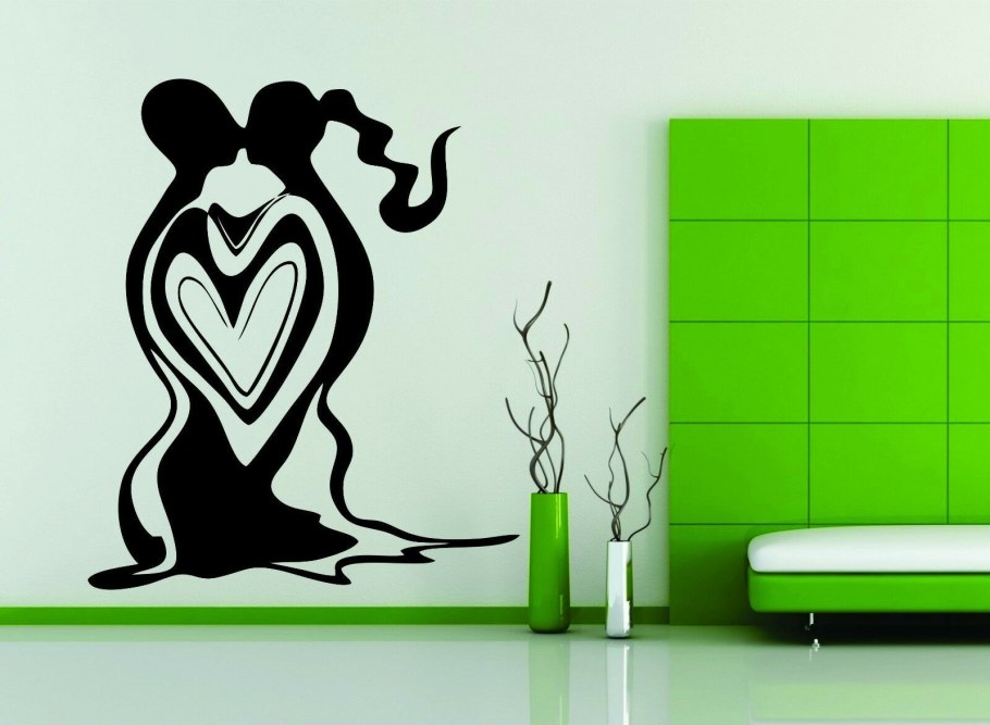 Наклейки на стену мужчина и женщина