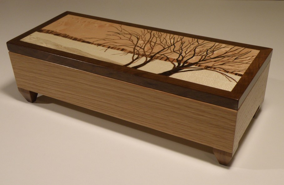 Шкатулка инкрустация интарсия