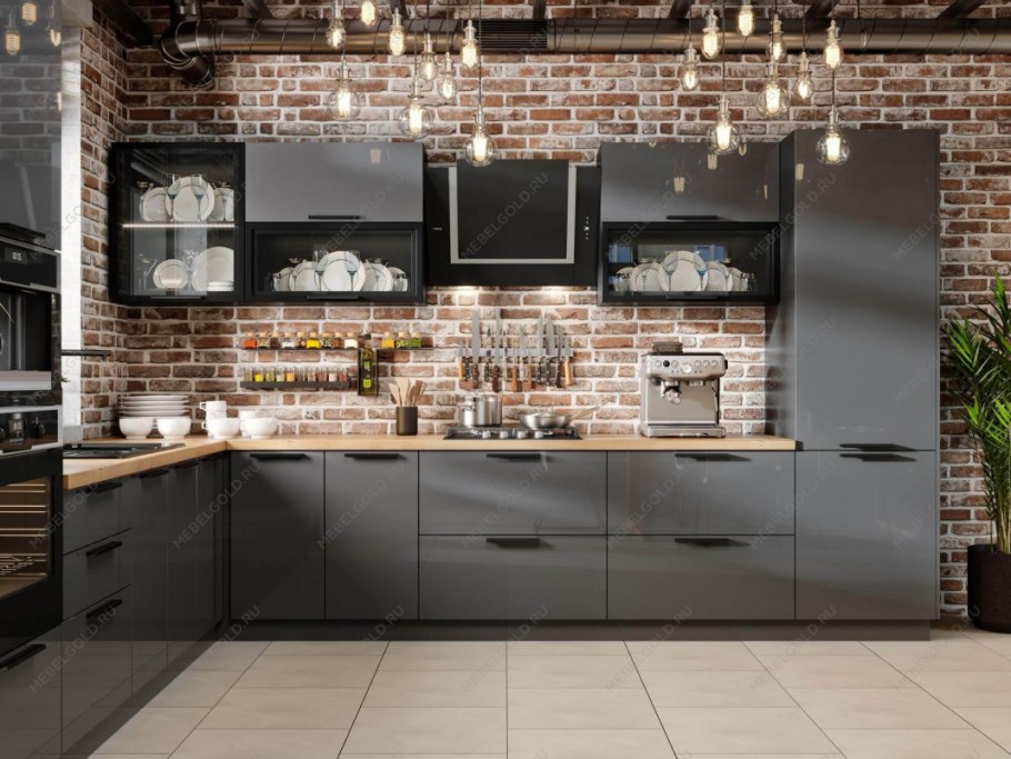 Кухня Герда белый глянец любимый дом