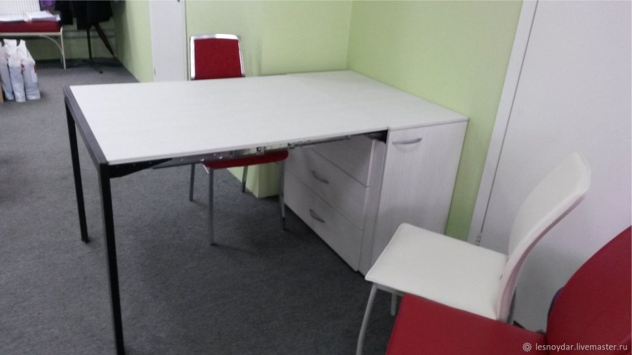 Комод трансформер с выдвижным столом Сорренто