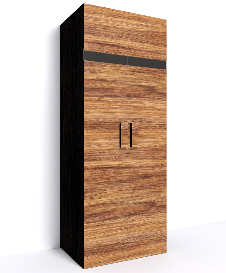 Шкаф для одежды 2 + фасад палисандр Hyper