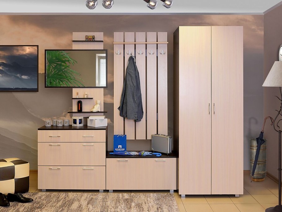 МФ Восход модульная прихожая Луиза