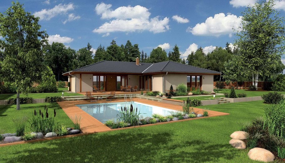 Мансардный дом с гаражом z500 204м2