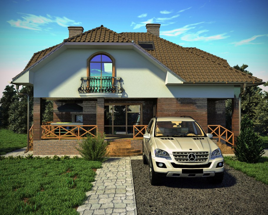 Дом с бассейном