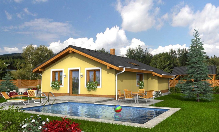 Современные дома в лесу