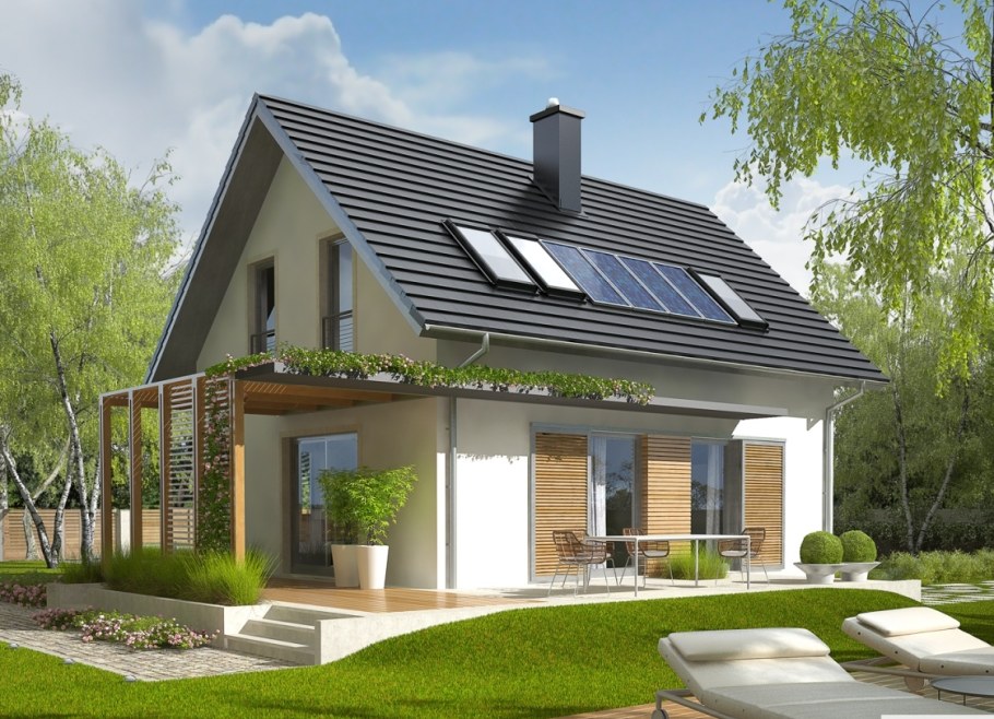 Загородный дом с гаражом