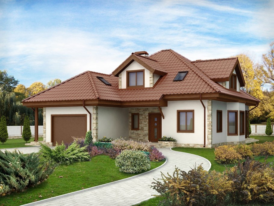 Гараж в стиле Шале