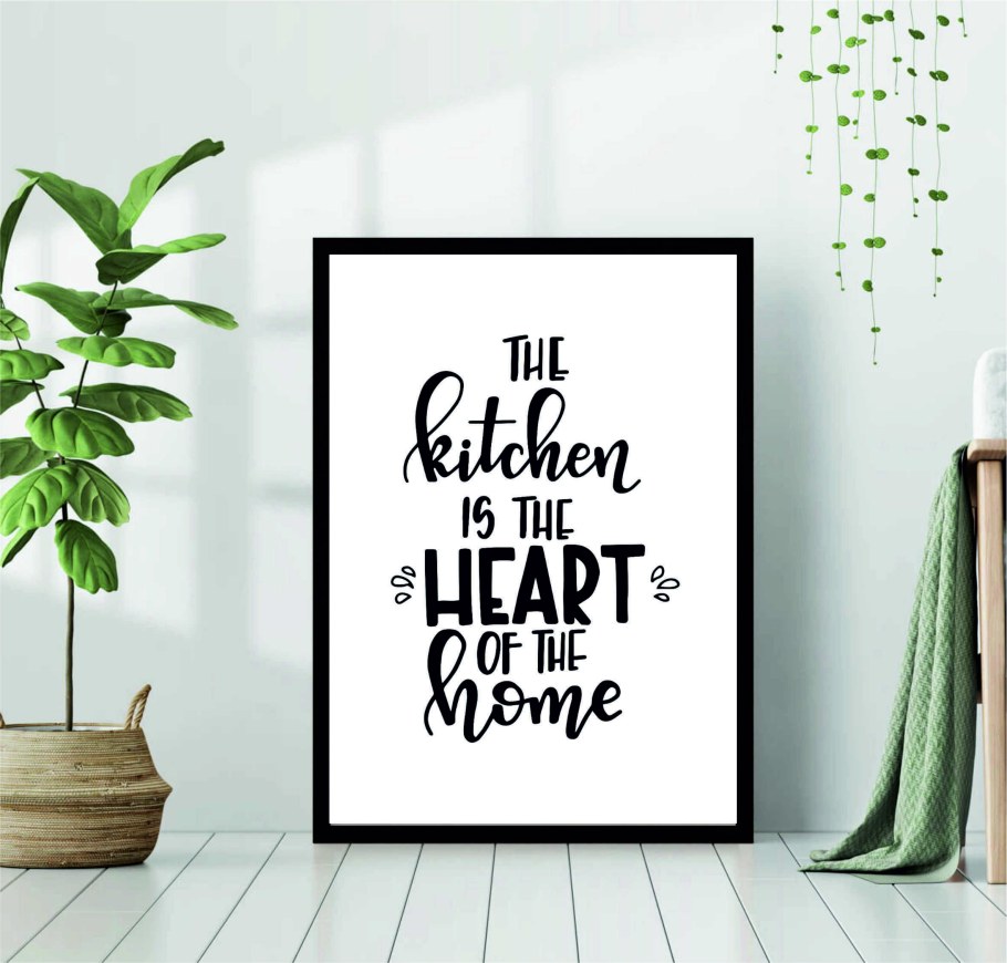 Мотивирующие надписи в интерьере