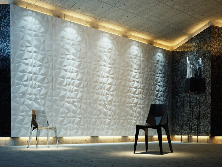 Рельефные стеновые панели