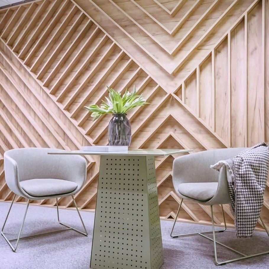 Деревянные панели в интерьере