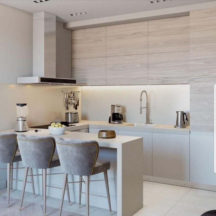 Кухня гостиная в стиле Модерн 20кв м