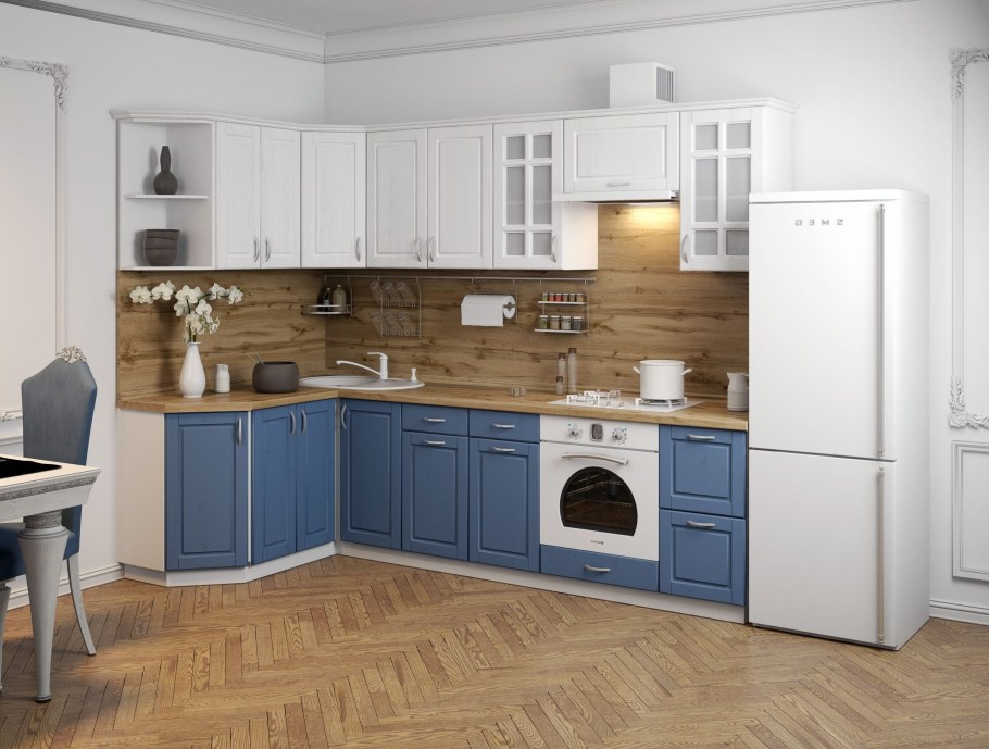 Дуб фактурный перванш кухня